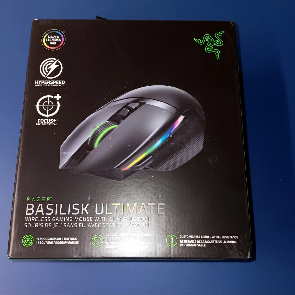 Razer Basilisk Ultimate Gaming Mouse With Charging Dock
